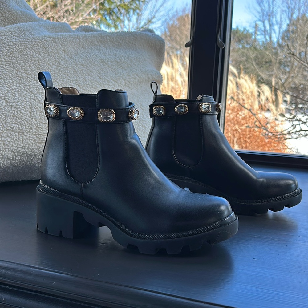 Steve Madden Amulet Jewel Booties